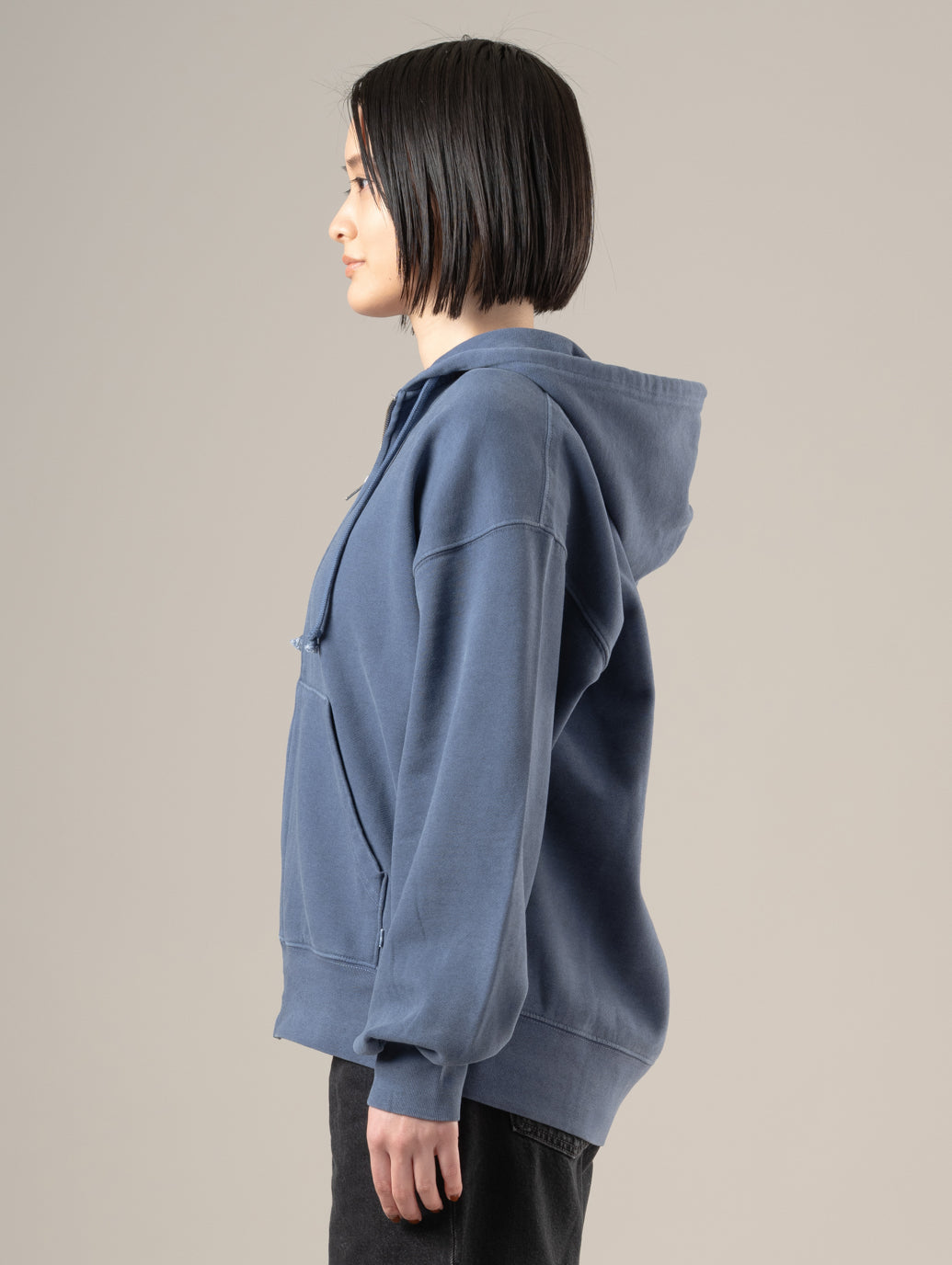 ヴィンテージ リラックスド フルジップ フーディー