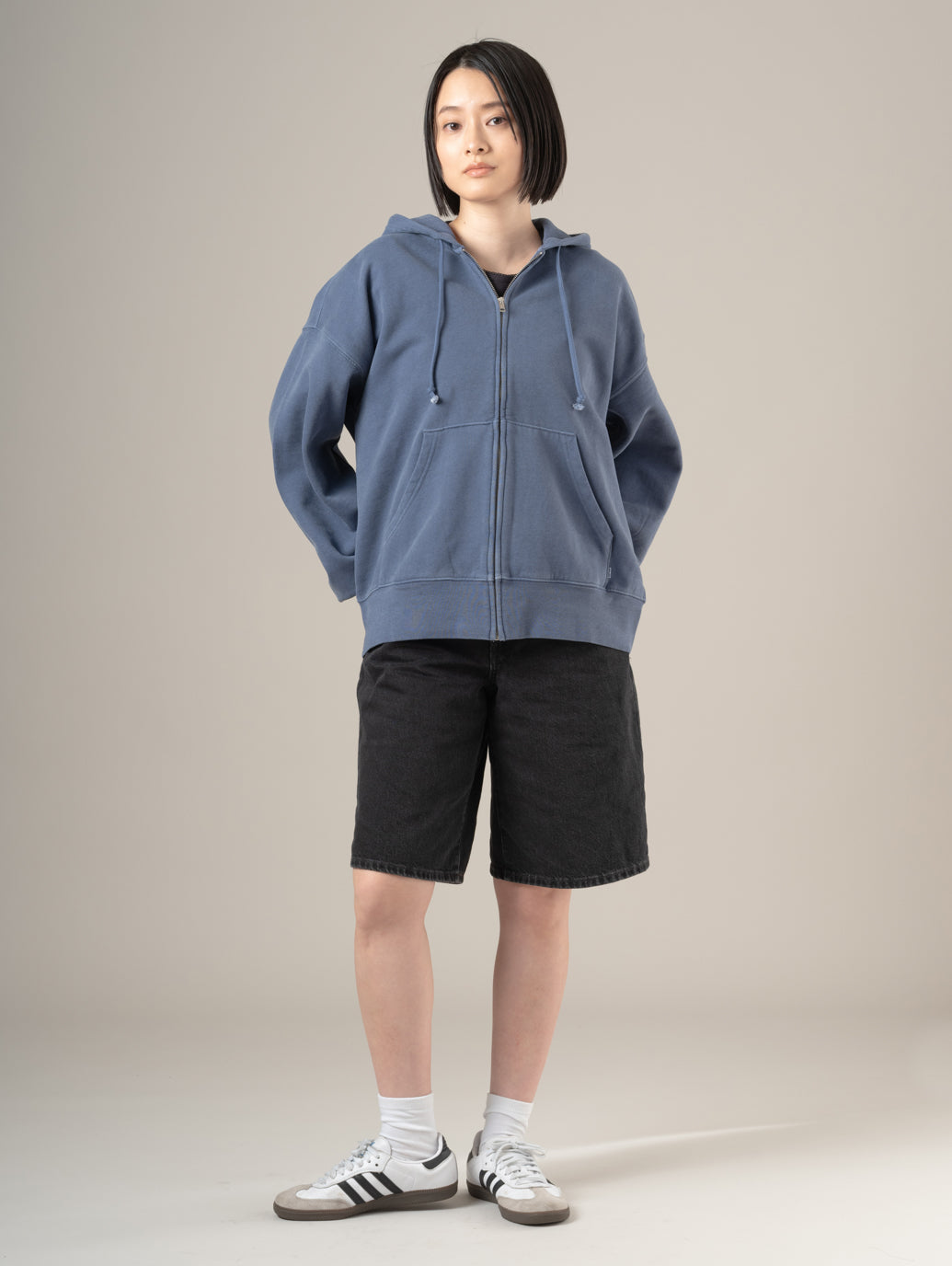 ヴィンテージ リラックスド フルジップ フーディー