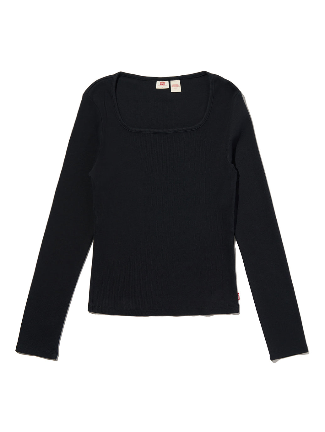 エッセンシャル スクエアネック ロングスリーブ Tシャツ