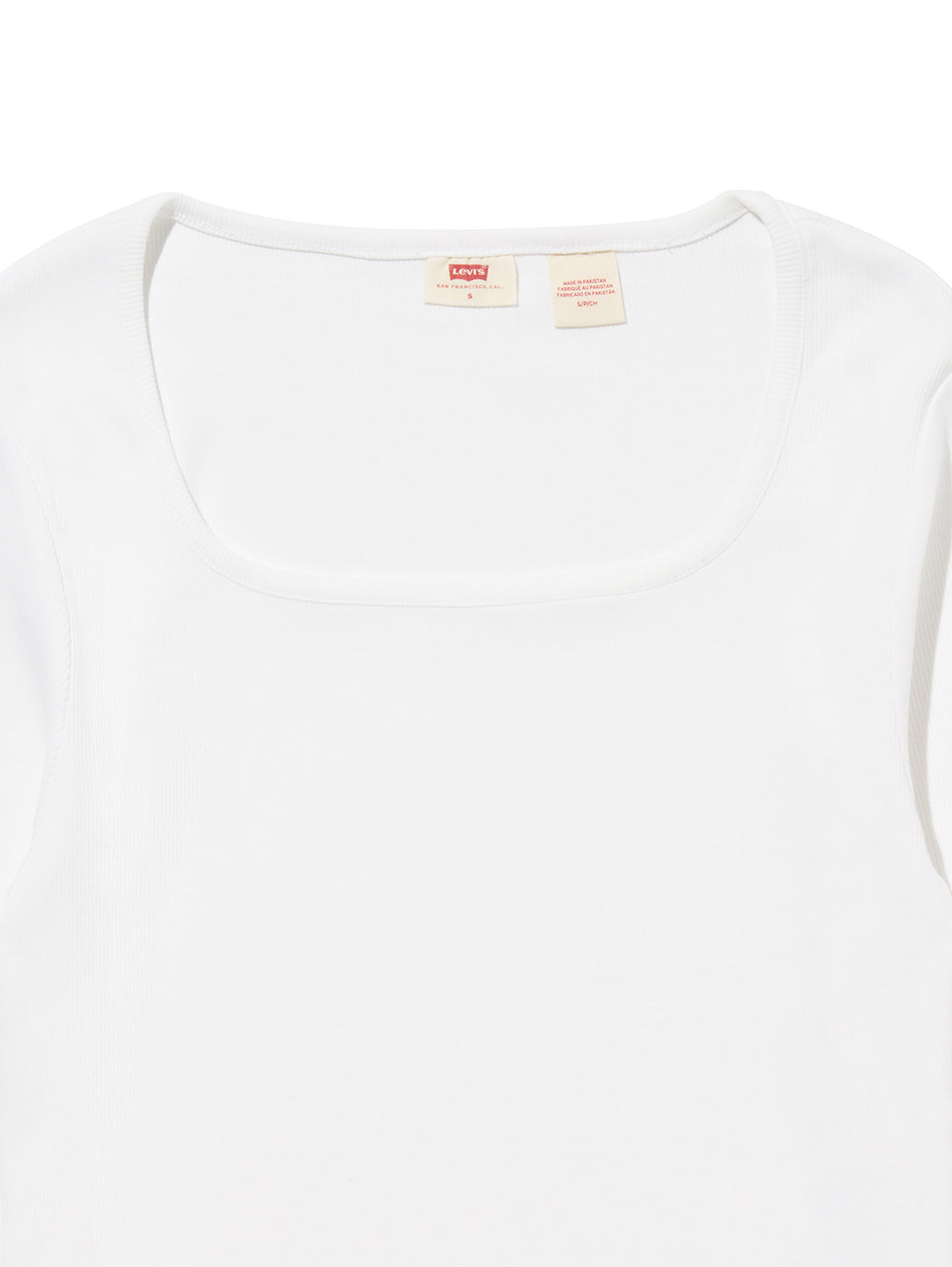 エッセンシャル スクエアネック ロングスリーブ Tシャツ