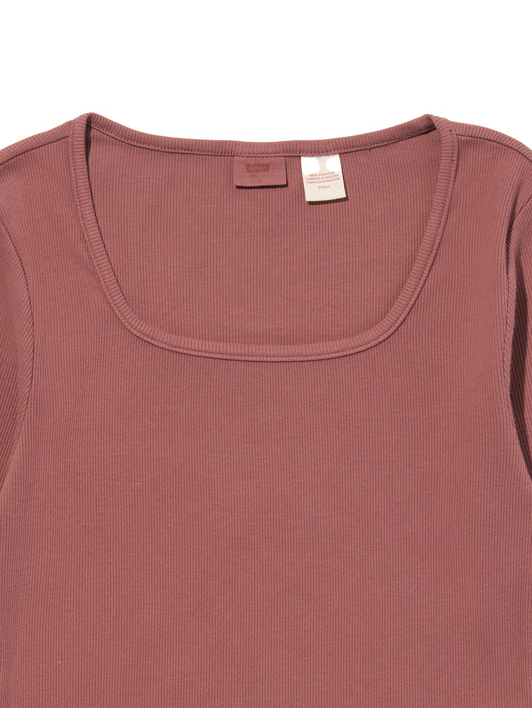 エッセンシャル スクエアネック ロングスリーブ Tシャツ