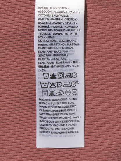 エッセンシャル スクエアネック ロングスリーブ Tシャツ