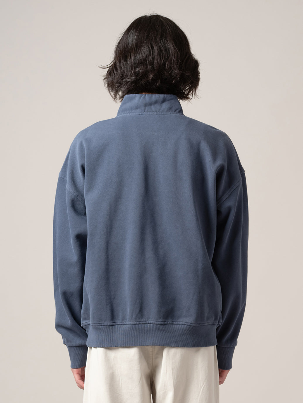 MARINA クォータージップ スウェットシャツ