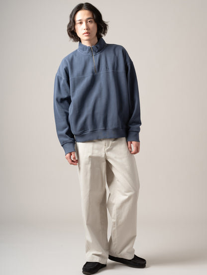 MARINA クォータージップ スウェットシャツ