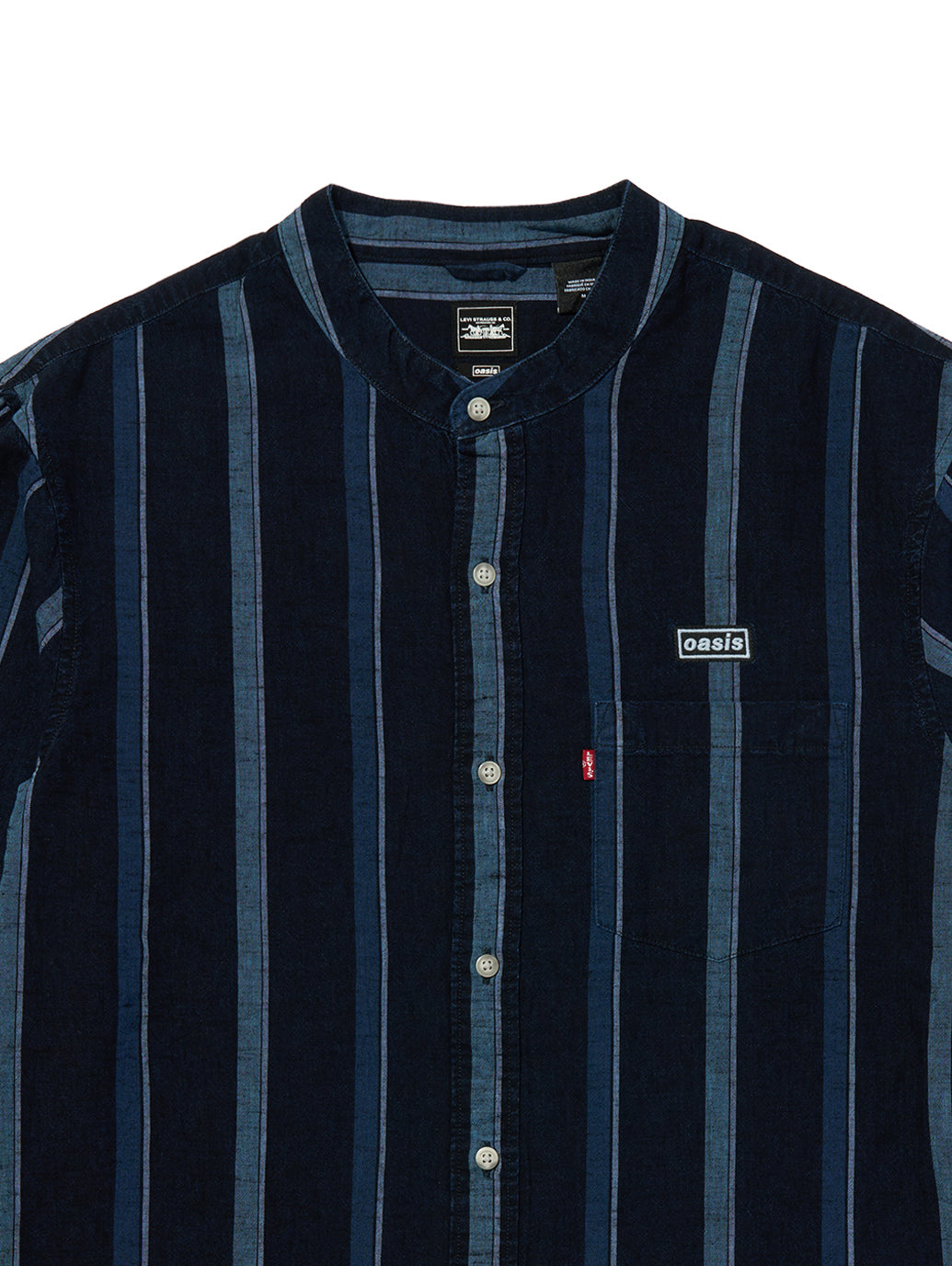 LEVI’S® x OASIS  バンドカラーシャツ