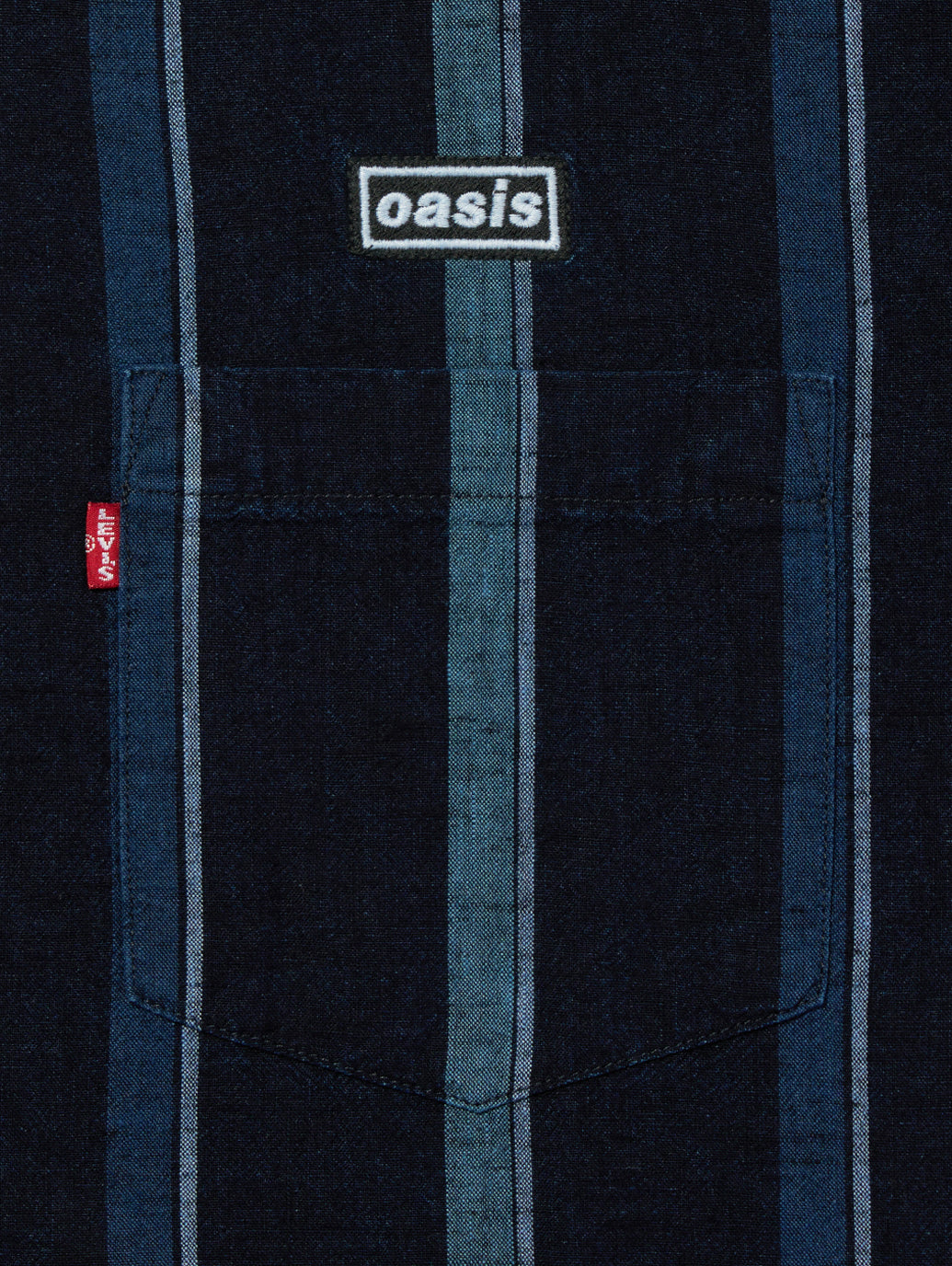 LEVI’S® x OASIS  バンドカラーシャツ