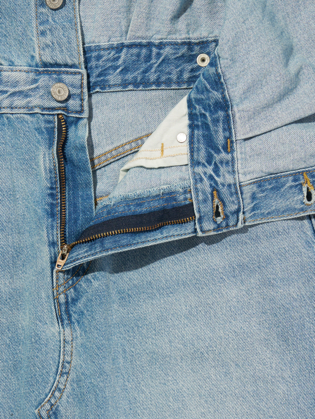 Aラインデニムウエスタンドレス