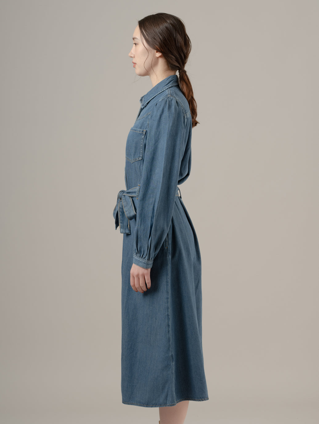 ロングスリーブ マキシドレス