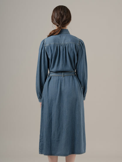 ロングスリーブ マキシドレス