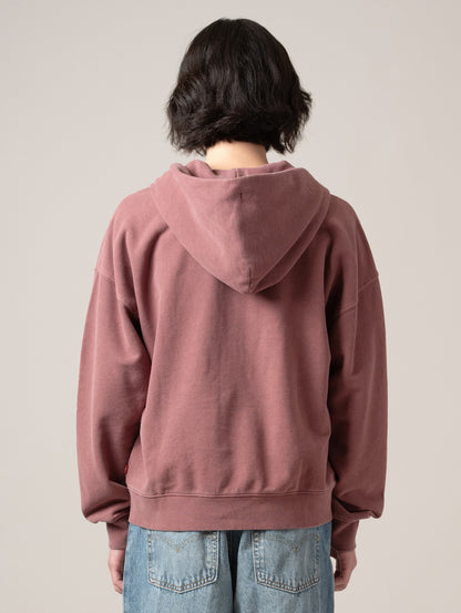 HAYES BOXY フルジップ スウェットシャツ