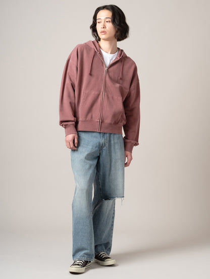 HAYES BOXY フルジップ スウェットシャツ