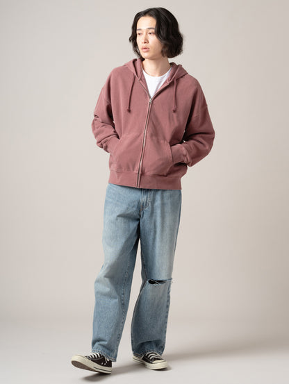 HAYES BOXY フルジップ スウェットシャツ