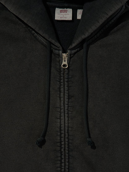 HAYES BOXY フルジップ スウェットシャツ