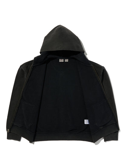 HAYES BOXY フルジップ スウェットシャツ