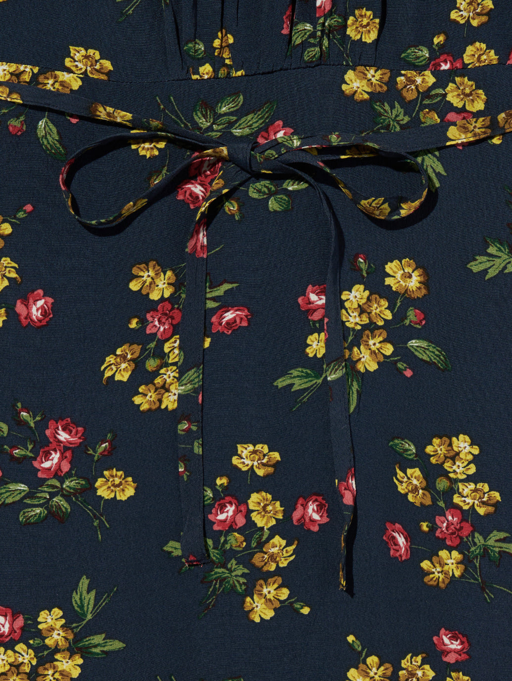 Rosa ショートスリーブ ミディカラー ドレス