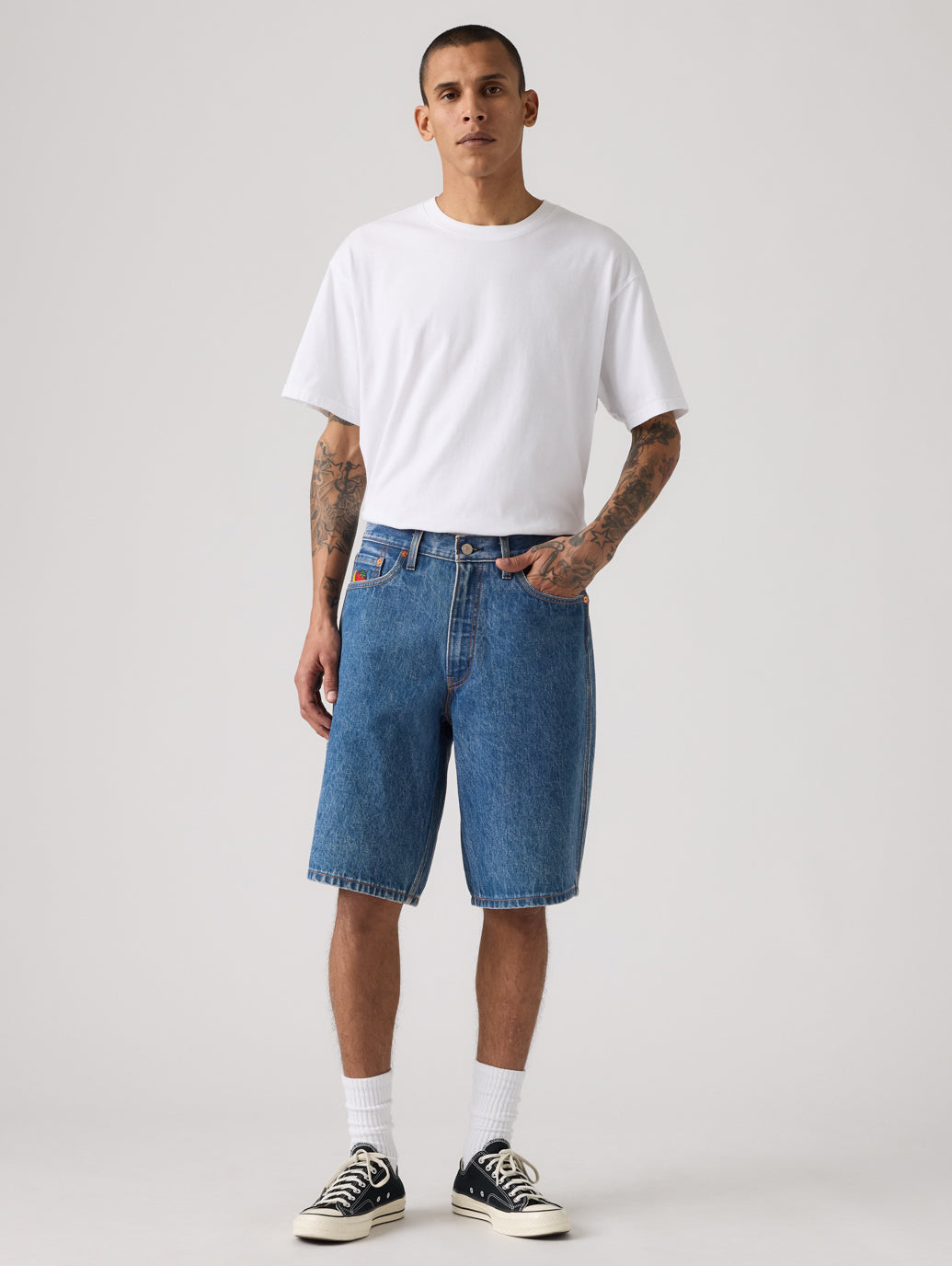Levi’s® x Sky High Farm Goods バギー ユーティリティショートパンツ ミディアムインディゴ