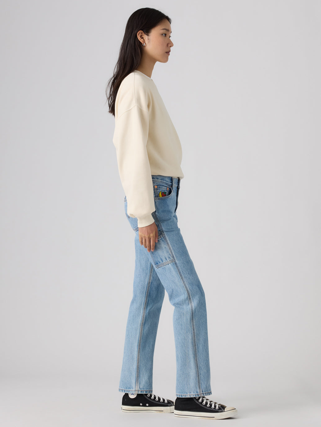 Levi’s® x Sky High Farm Goods ストレートジーンズ ミディアムインディゴ