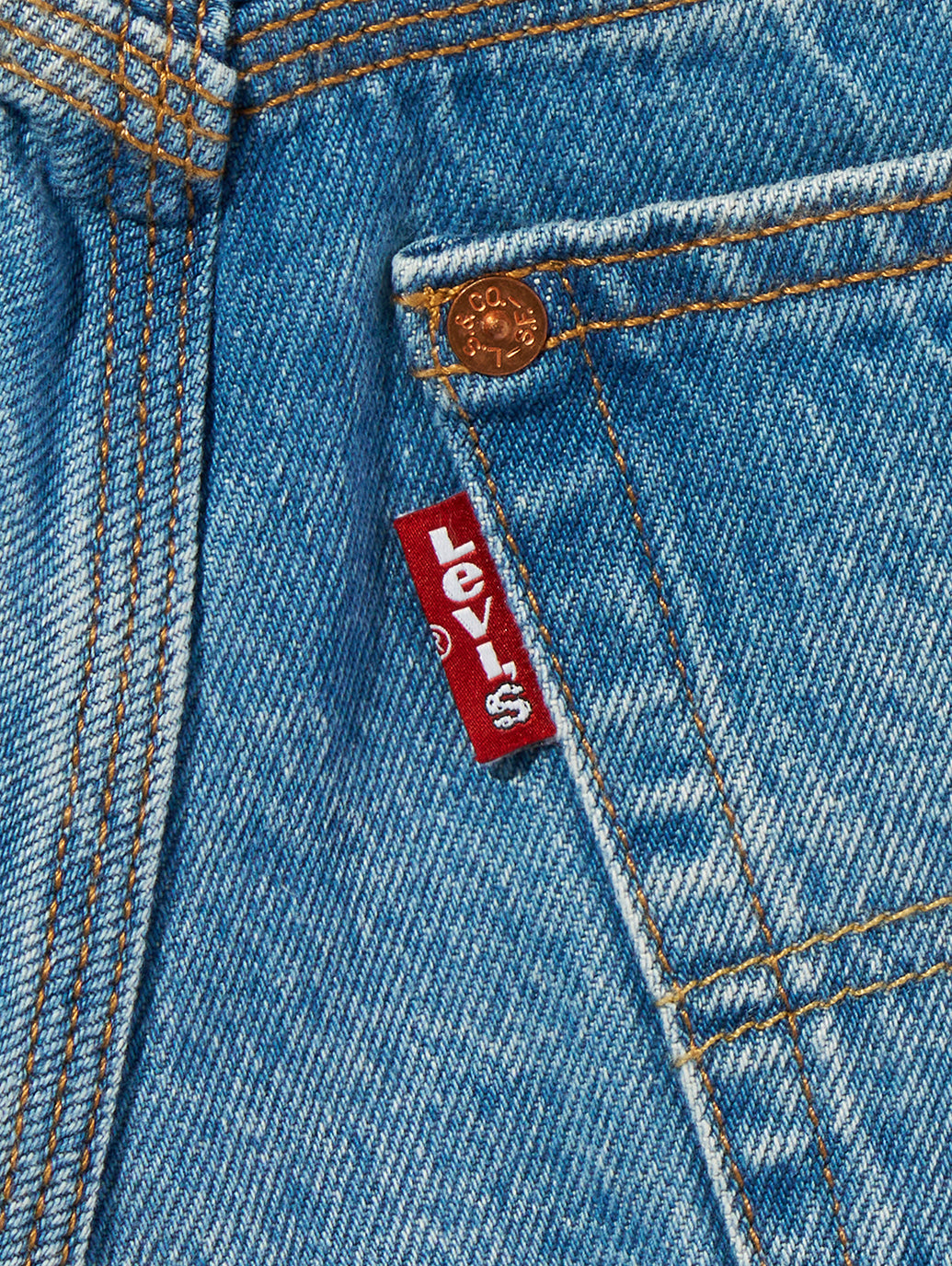 Levi’s® x Sky High Farm Goods ストレートジーンズ ミディアムインディゴ