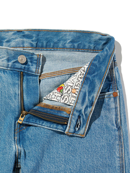 Levi’s® x Sky High Farm Goods ストレートジーンズ ミディアムインディゴ
