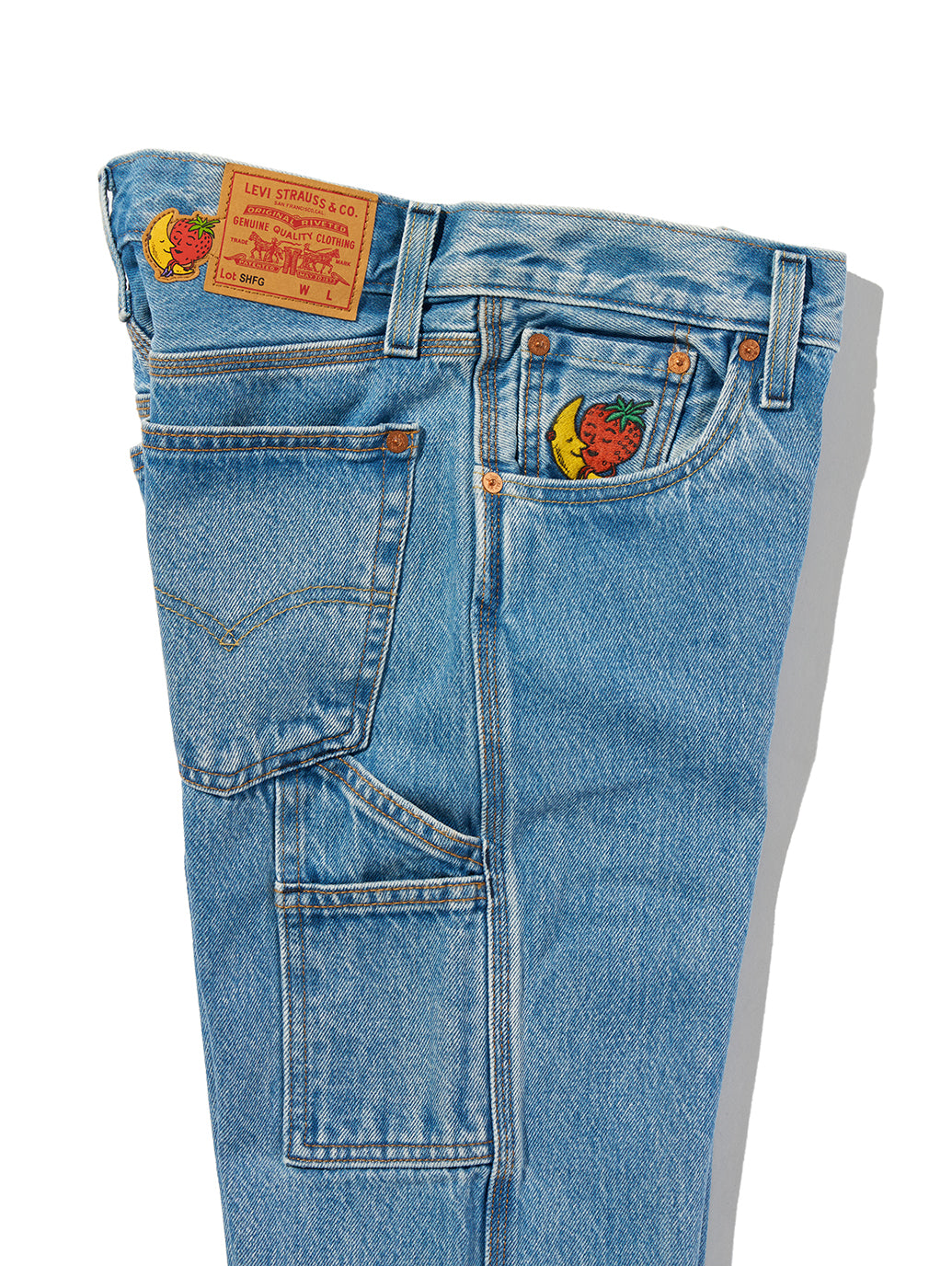 Levi’s® x Sky High Farm Goods ストレートジーンズ ミディアムインディゴ