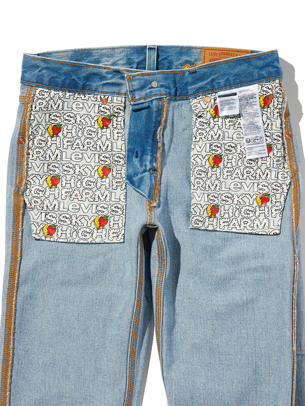 Levi’s® x Sky High Farm Goods ストレートジーンズ ミディアムインディゴ