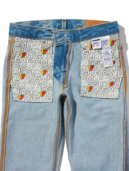 Levi’s® x Sky High Farm Goods ストレートジーンズ ミディアムインディゴ
