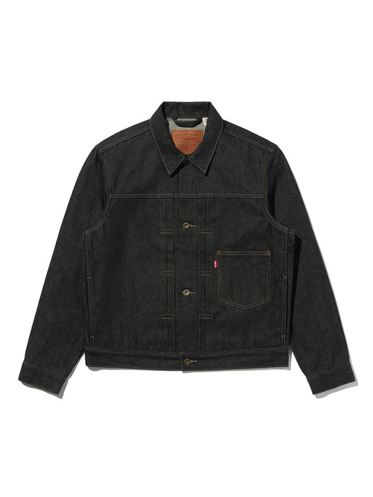 PREMIUM BLACK TYPE I TRUCKER JACKET