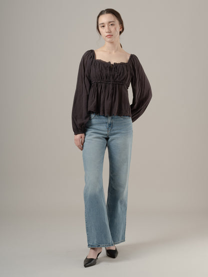 BOHO ロングスリーブ ブラウス
