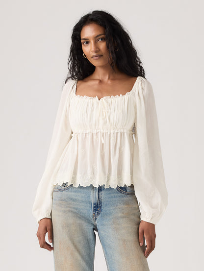 BOHO ロングスリーブ ブラウス