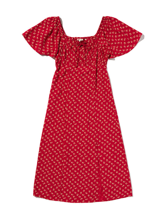 アマラ コラム ミディドレス