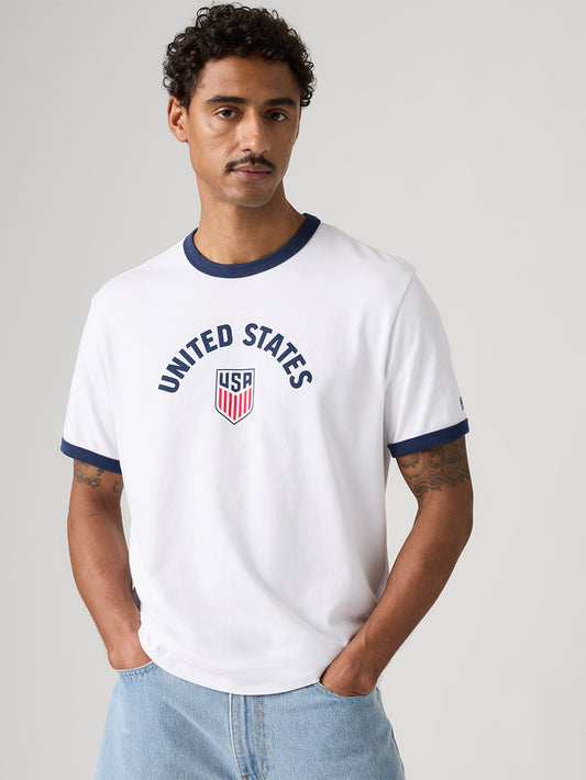 SOCCER COLLECTION USA リンガー Tシャツ