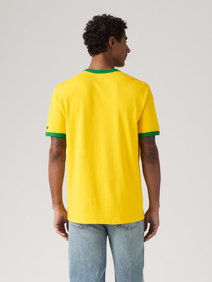 SOCCER COLLECTION BRASIL リンガー Tシャツ