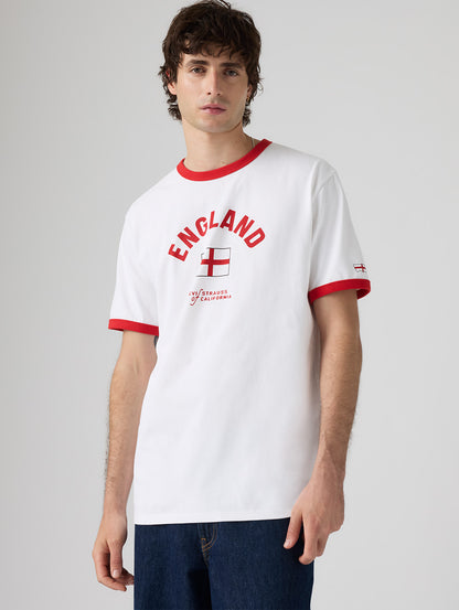 SOCCER COLLECTION ENGLAND リンガー Tシャツ