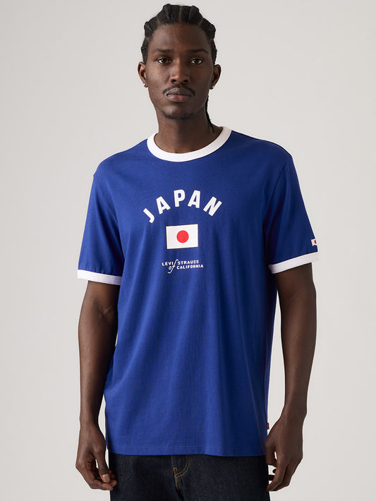 SOCCER COLLECTION JAPAN リンガー Tシャツ