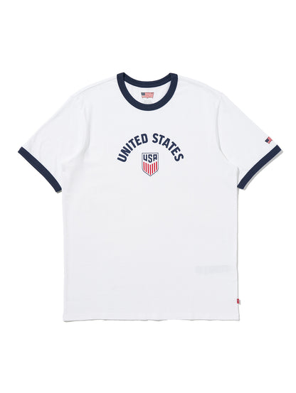 SOCCER COLLECTION USA リンガー Tシャツ