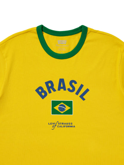 SOCCER COLLECTION BRASIL リンガー Tシャツ