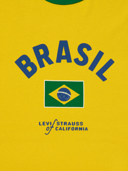 SOCCER COLLECTION BRASIL リンガー Tシャツ