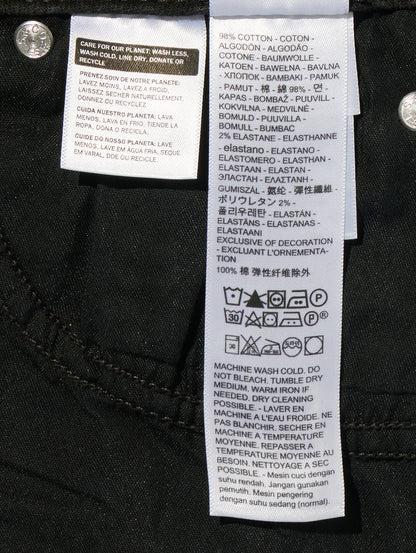 LOW SLIM BOOT ジーンズ ブラック