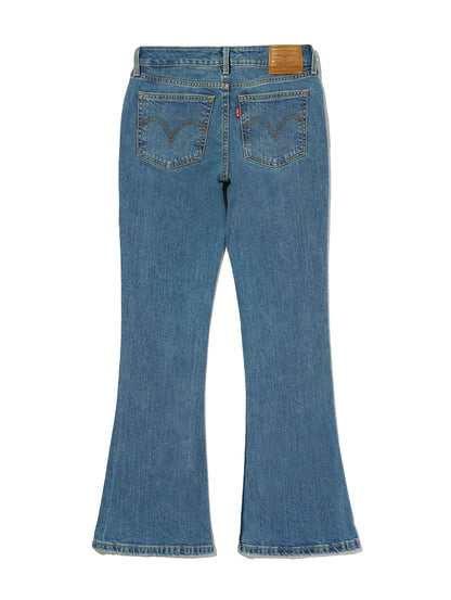 LOW SLIM BOOT ジーンズ ミディアムインディゴ