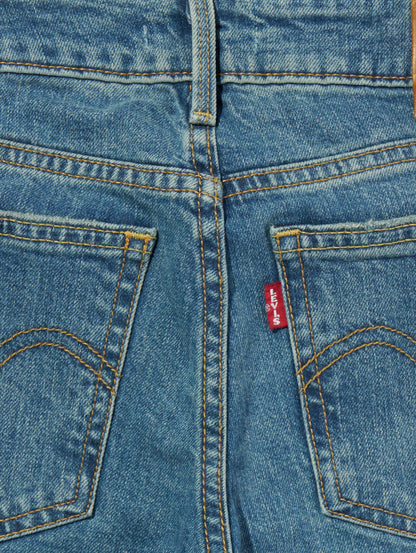 LOW SLIM BOOT ジーンズ ミディアムインディゴ