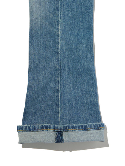 LOW SLIM BOOT ジーンズ ミディアムインディゴ