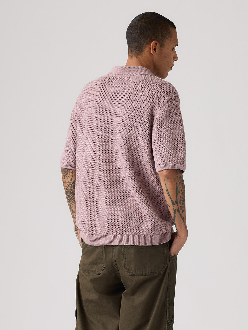 ディロン オープンカラーポロシャツ