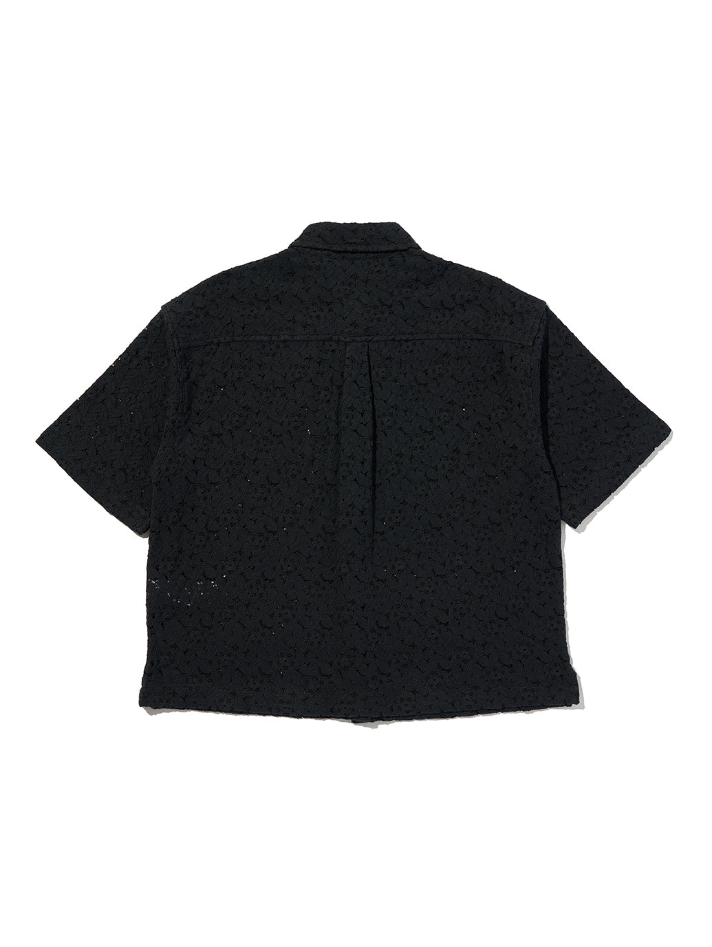 HARLIE SS LACE SHIRT ANTHRACITE NIGHT