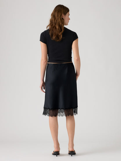 LYNN MIDI SKIRT ANTHRACITE NIGHT