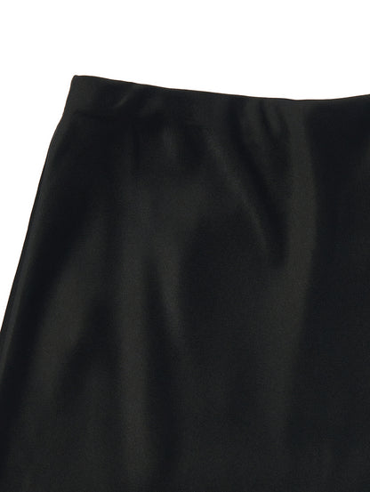 LYNN MIDI SKIRT ANTHRACITE NIGHT