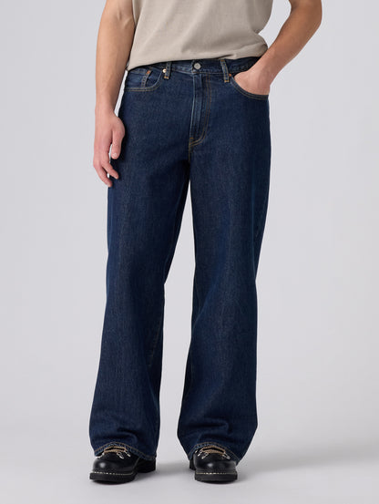 BAGGY WIDE LEG ジーンズ ダークインディゴ