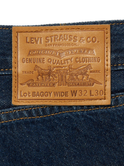 BAGGY WIDE LEG ジーンズ ダークインディゴ