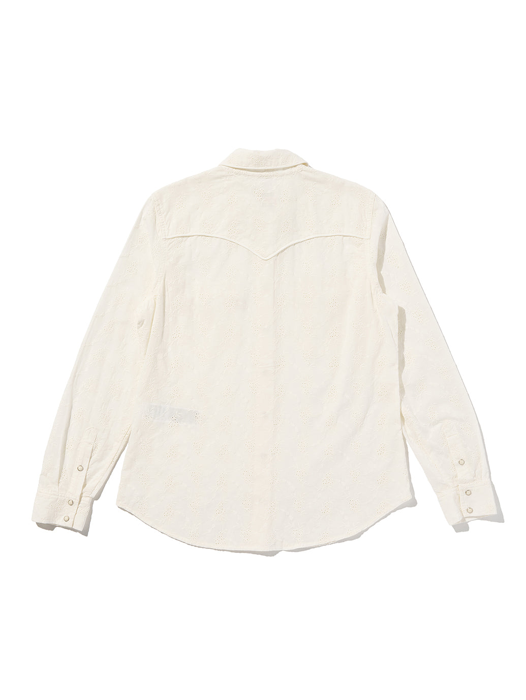 HERITAGE WESTERN EYELET SHIRT CLOUD DANCER
