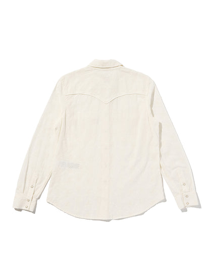 HERITAGE WESTERN EYELET SHIRT CLOUD DANCER