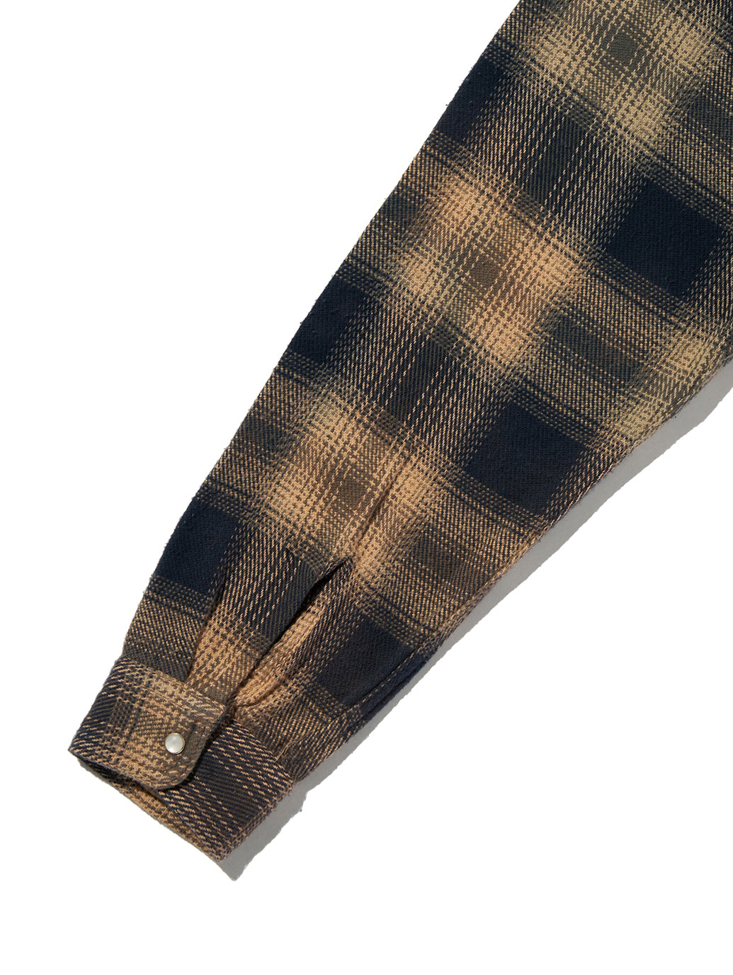 LS BOXY WESTERN PIER 89 PLAID BLUE/CREAM Plaid